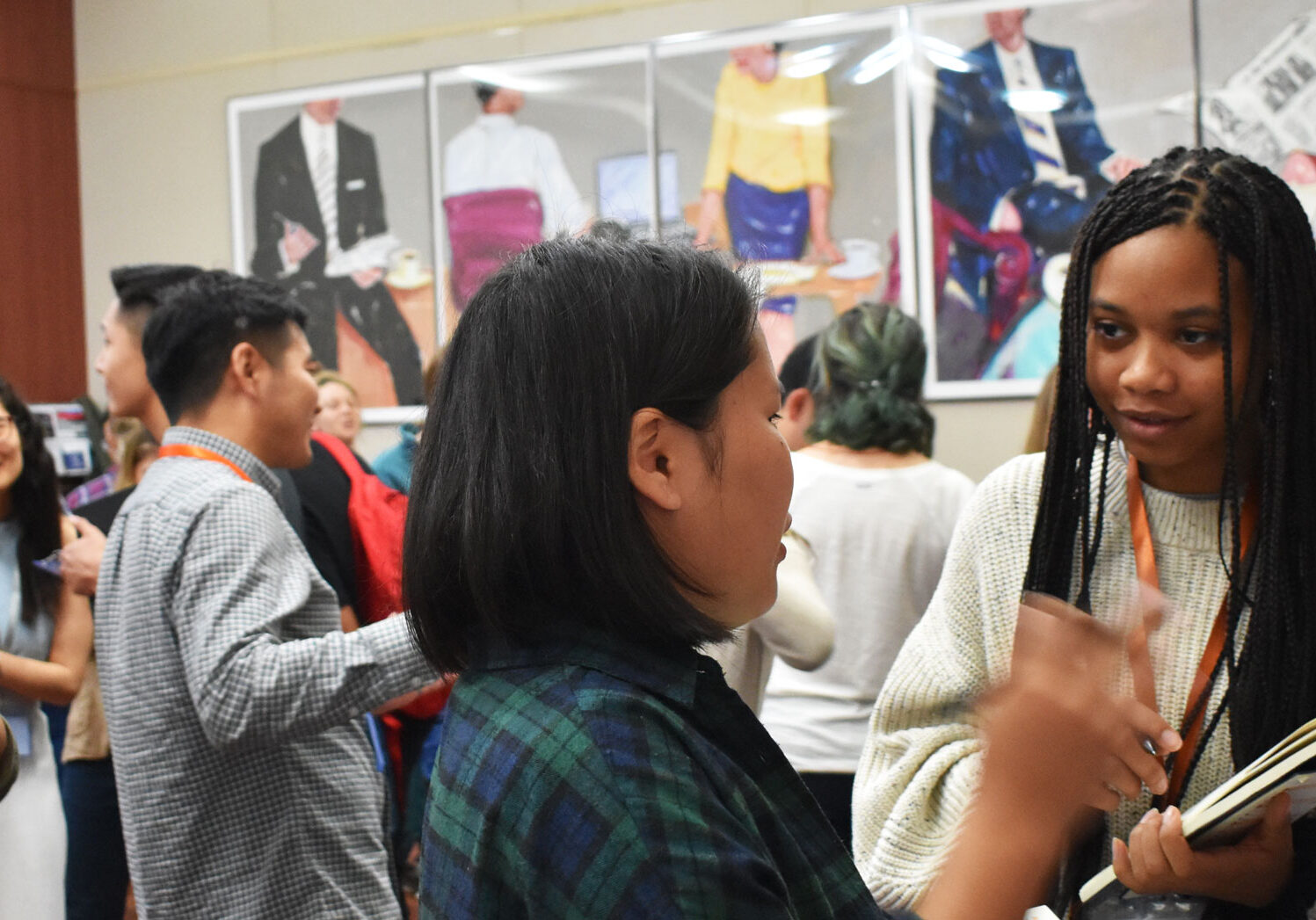 people at orientation